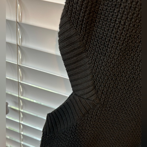 Endless Rose Mini Sweater Dress Black with cut outs - Picture 2 of 6